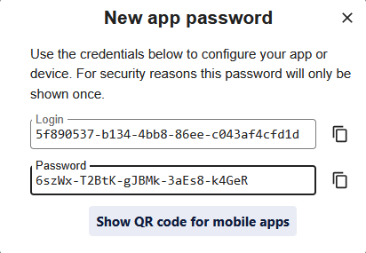 B2Drop AppPassword